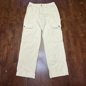Billabong Women's Wall to Wall‎ Cargo Pants Size 29 Utility Pocket Straight Leg